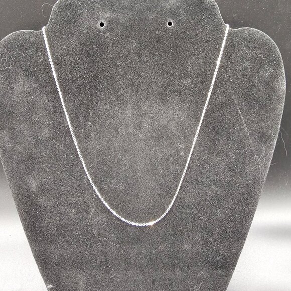 EUC Sterling Silver High Polished Cable Chain 1.4mm - Picture 4 of 5